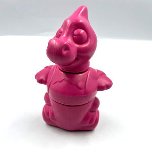 Vintage TupperToys Pink Seahorse 3 Pieces Tupperware USA Made 1990's Nostalgia